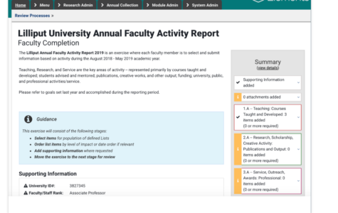 Faculty Activity Reporting 32