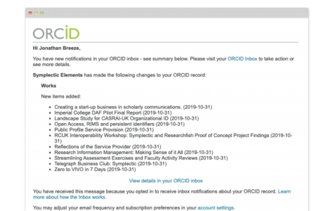 Getting it ‘write’ with our latest ORCID integration 3