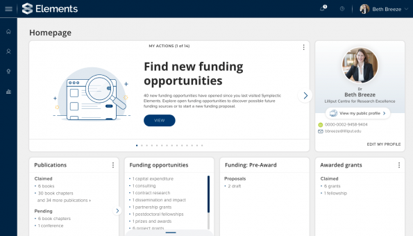 Symplectic unveils Research Funding Solution to support and manage institutional research funding activities