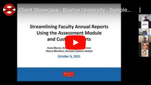 Client Showcase: Boston University on using Elements to streamlining Faculty Annual Reports 1