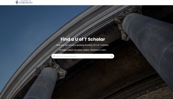 Tech transfer - U of T’s profile pages
