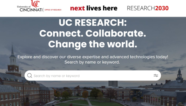 University of Cincinnati uses Symplectic Elements to showcase expertise through public researcher profiles 1