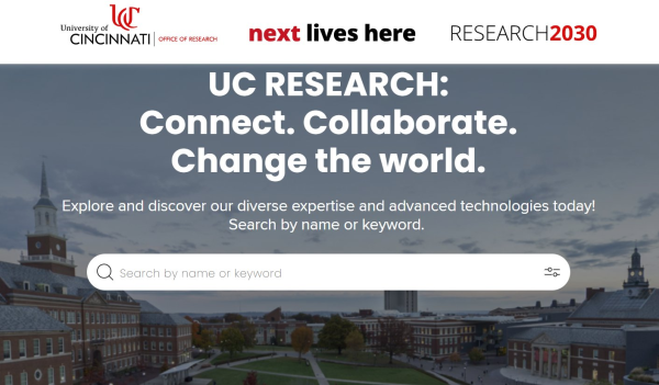University of Cincinnati uses Symplectic Elements to showcase expertise through public researcher profiles 1