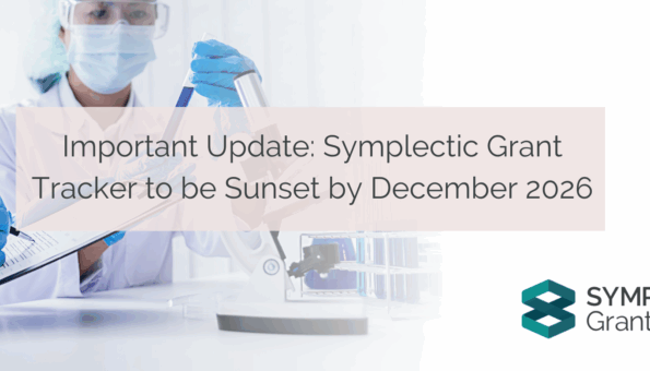 Important Update: Symplectic Grant Tracker to be Sunset by December 2026