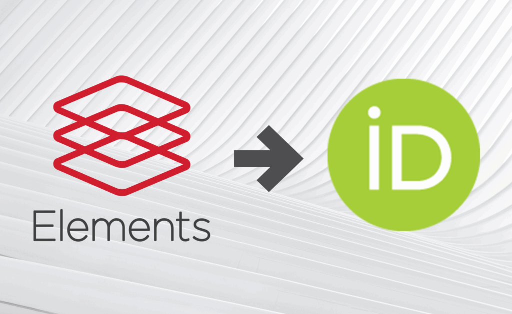 infogrpahic showing integration of ORCID and Elements