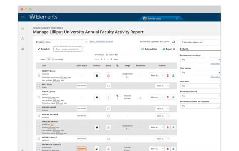 Faculty Activity Reporting