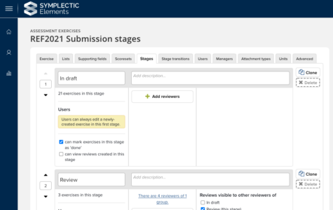 screenshot - Research Excellence Framework (REF) 