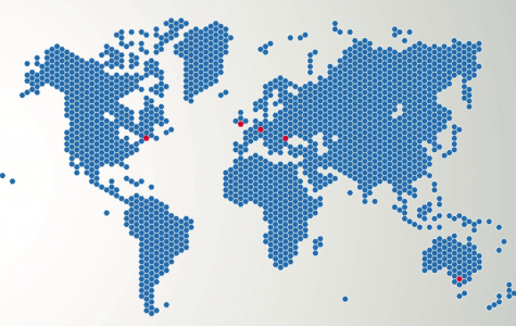 digital map of world